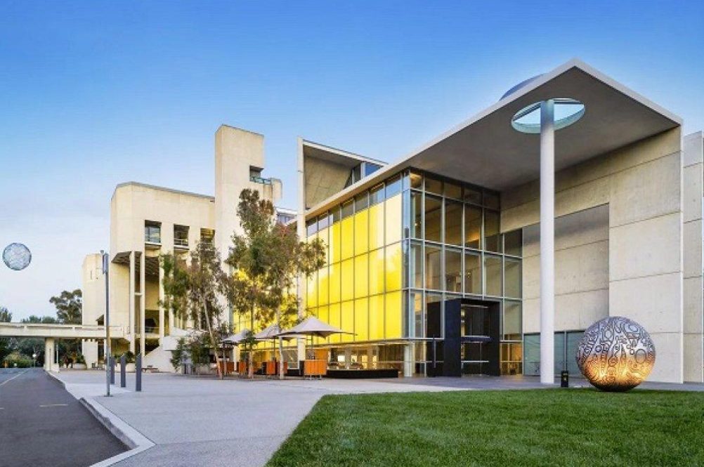 The National Gallery of Australia’s facade in Parkes