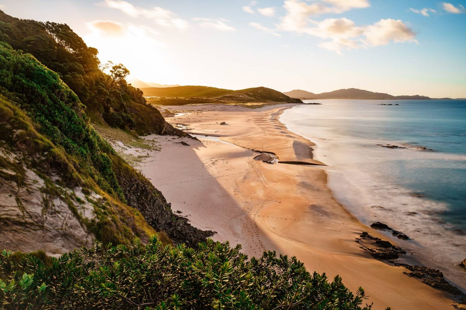 Sunrise over the Hawke's Bay coastline