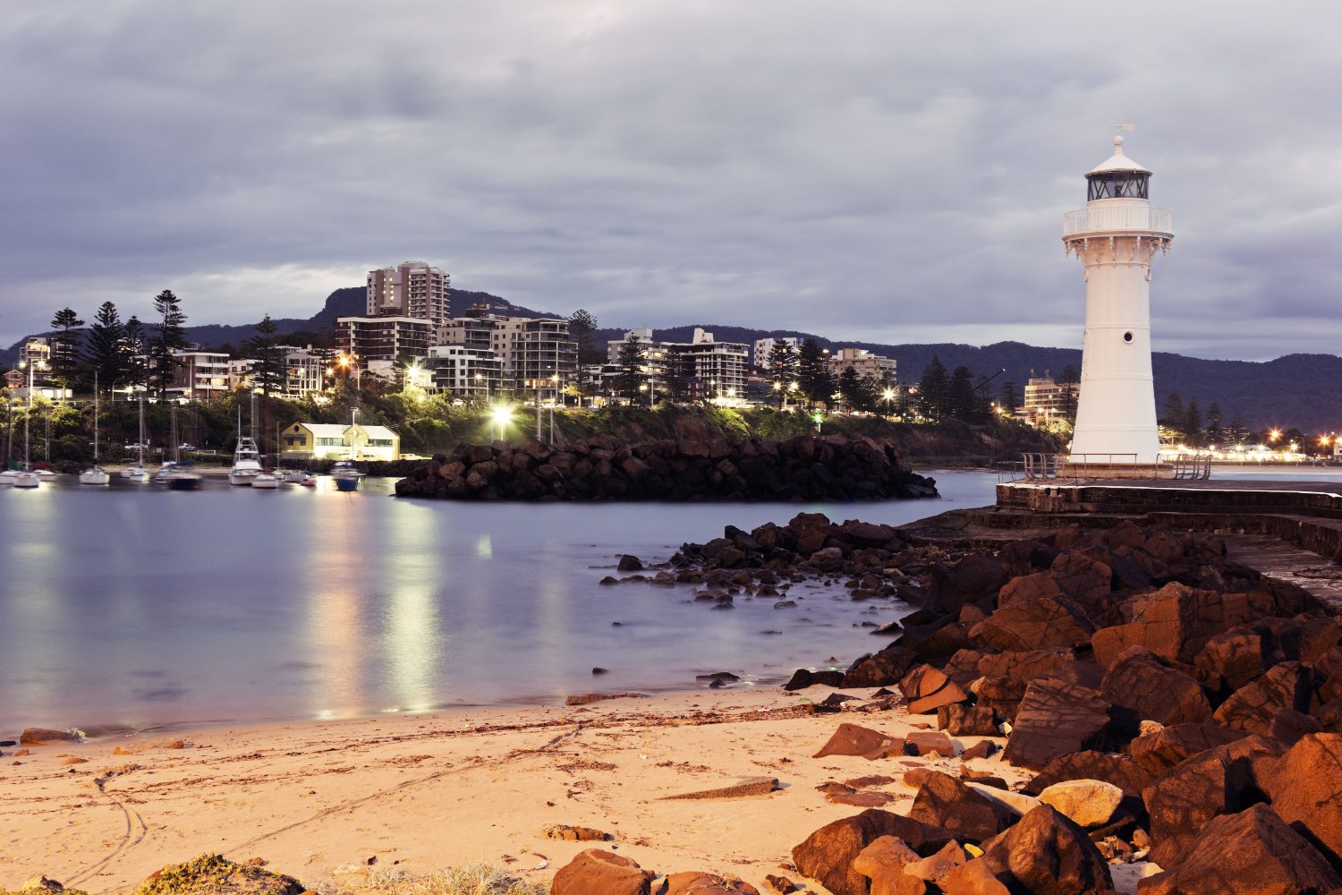 The historic lighthouse at Wollongong